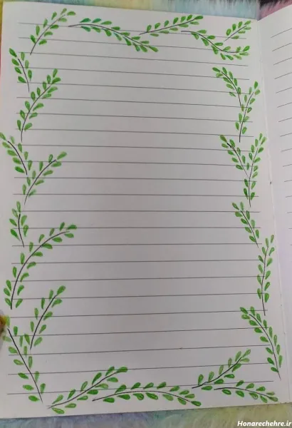  نقاشی دفتر مشق