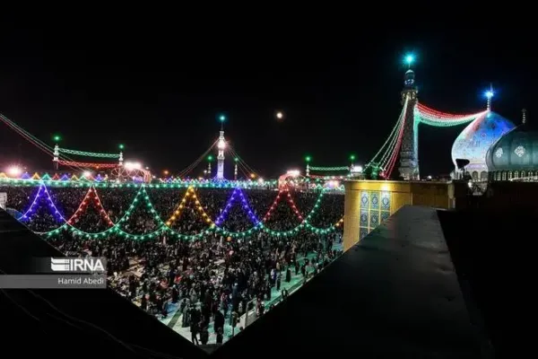  عکس جمکران در شب