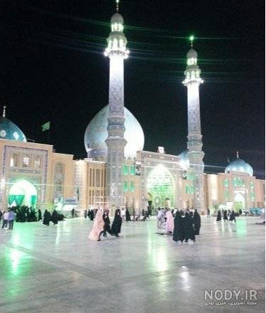عکس مسجد جمکران با متن زیبا