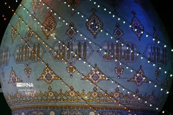  عکس از مسجد جمکران در شب نیمه شعبان