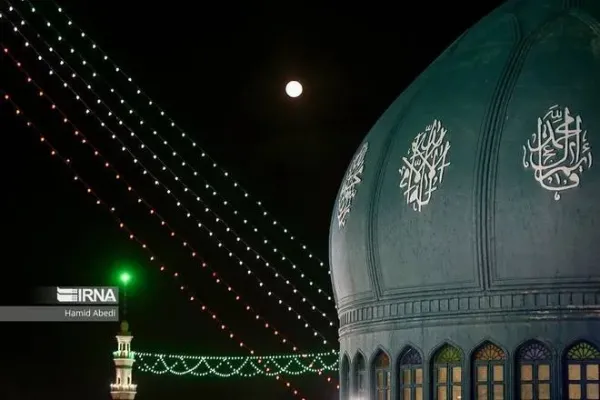  عکس از مسجد جمکران در شب نیمه شعبان