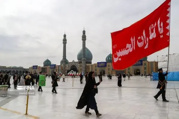  عکس از مسجد جمکران در شب نیمه شعبان