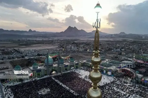  عکس از مسجد جمکران در شب نیمه شعبان