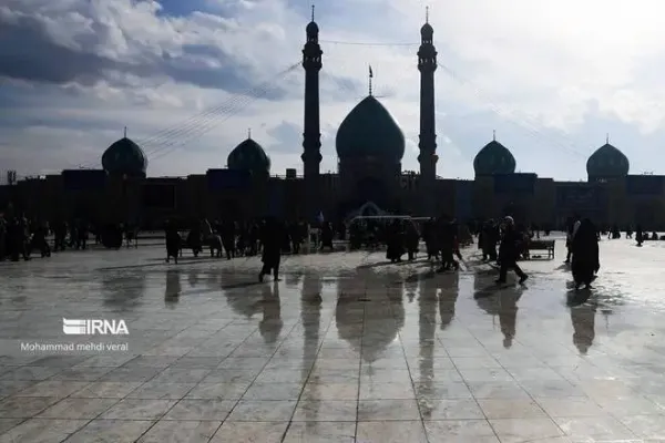  عکس از مسجد جمکران در شب نیمه شعبان