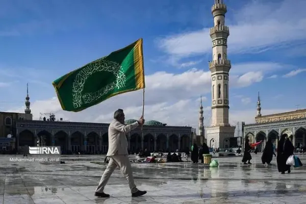  عکس از مسجد جمکران در شب نیمه شعبان