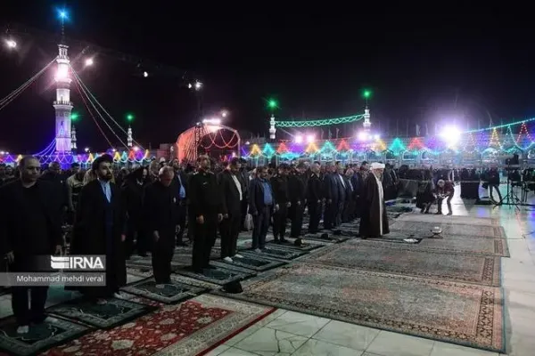  عکس از مسجد جمکران در شب نیمه شعبان