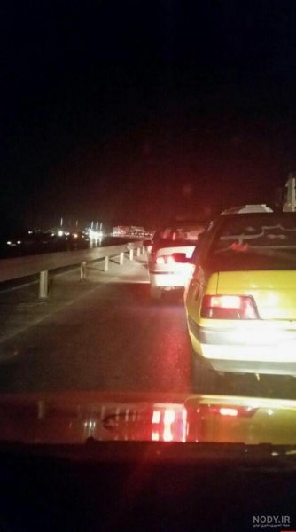  عکس جاده زیبا در شب