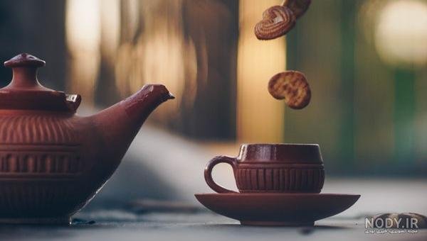  عکس چای دونفره در طبیعت