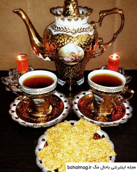  عکس فنجان چای در پاییز
