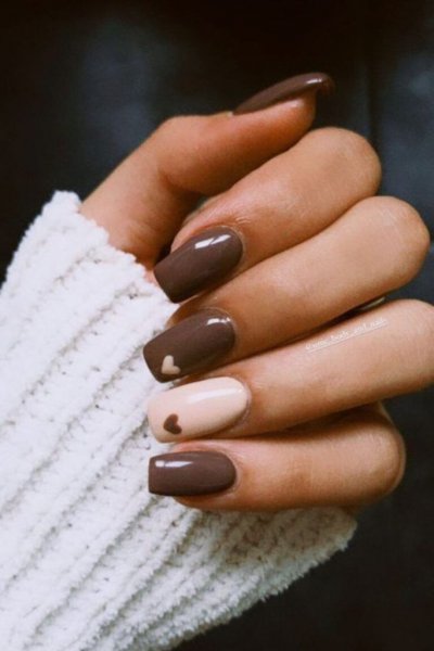  30 عکس طرح ناخن پاییزی