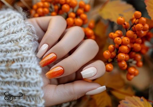  66 عکس طرح ناخن پاییزی جدید