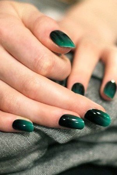  64 عکس طرح ناخن آمبره