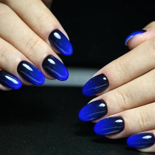  64 عکس طرح ناخن آمبره