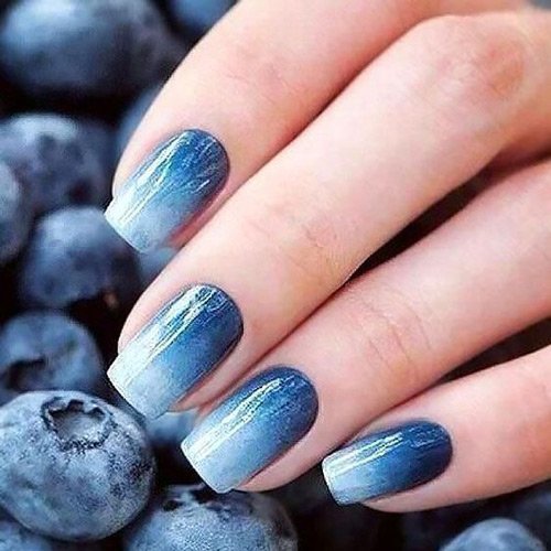  64 عکس طرح ناخن آمبره