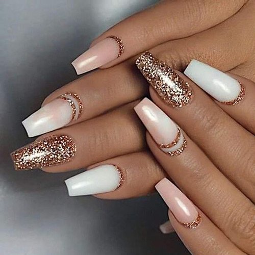 68 عکس طرح ناخن اکلیلی جدید