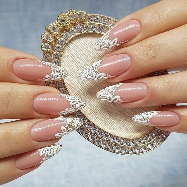  150 عکس طرح ناخن جدید عروس