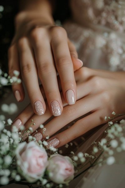  عکس مدل ناخن عروس جدید سفید