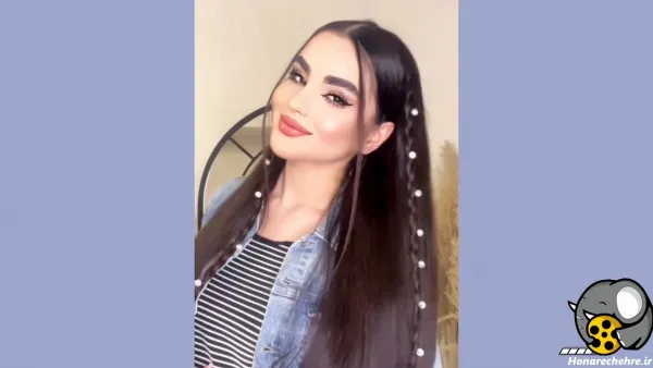  45 مدل بافت مو جدید با مروارید