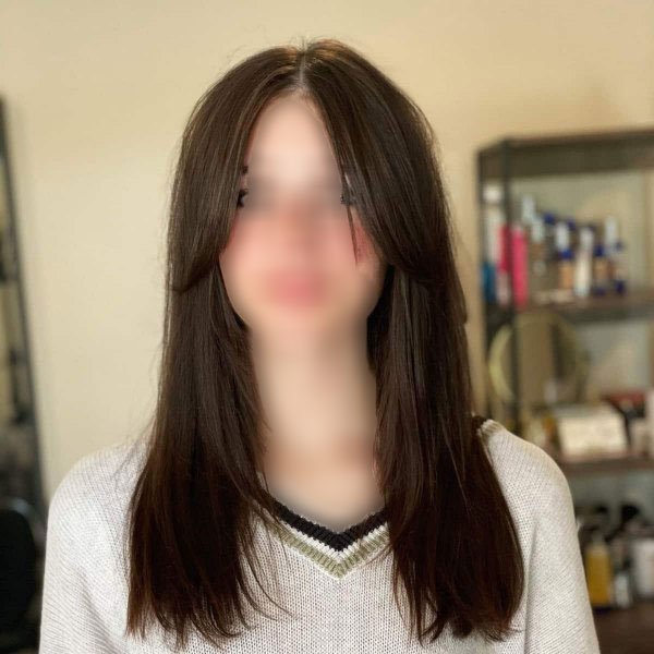  مدل مو چتری پرده ای دخترانه