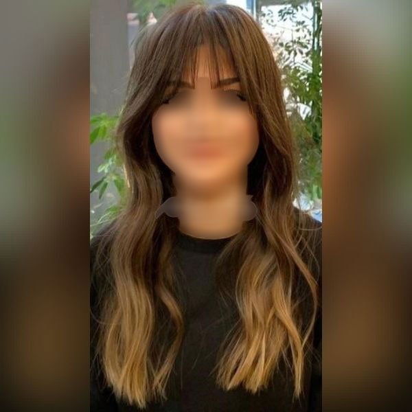  مدل مو چتری پرده ای دخترانه