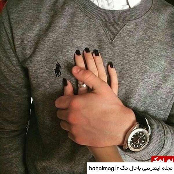  ژست عکس دونفره عاشقانه بدون چهره