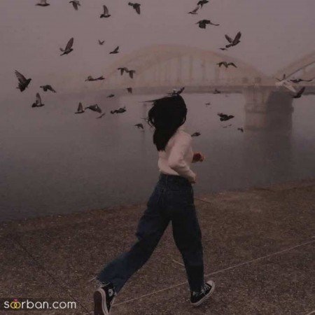  عکس دختر بدون چهره با گوشی