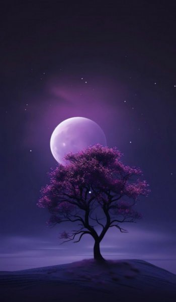  بک گراند بنفش شاخ