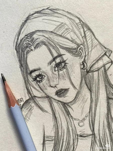  عکس چهره برای طراحی سیاه قلم ساده