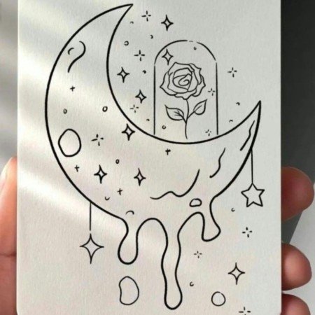  نقاشی سیاه قلم چهره