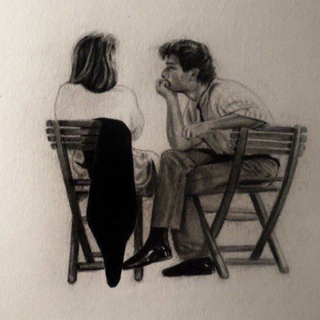  نقاشی سیاه قلم چهره