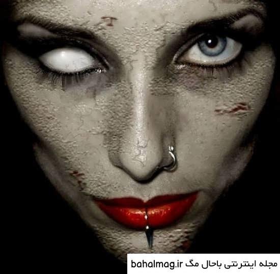  عکس دختر ترسناک فانتزی