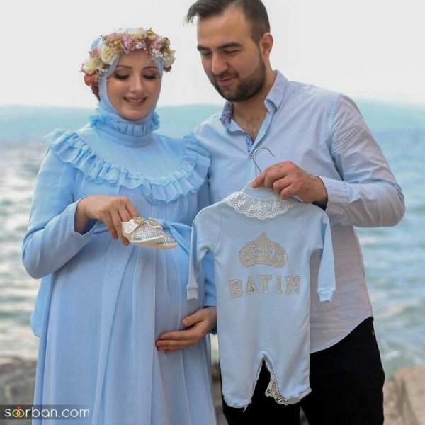  ژست عکس بارداری ایرانی