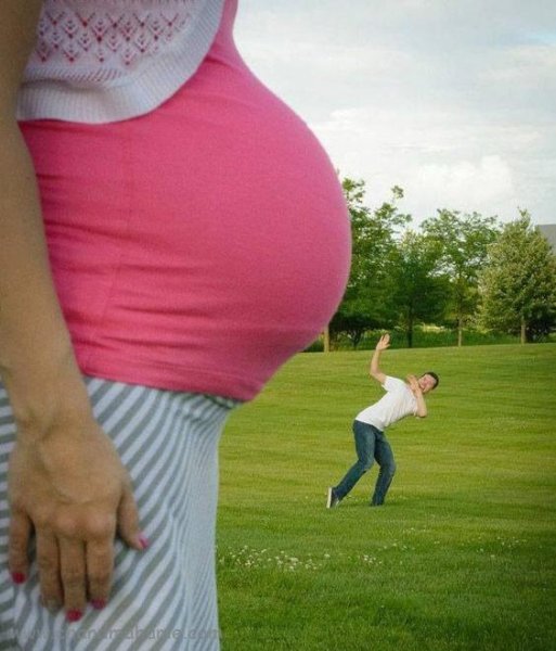  ژست عکس بارداری با همسر