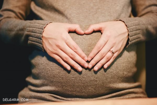  عکس زن حامله با همسرش عاشقانه