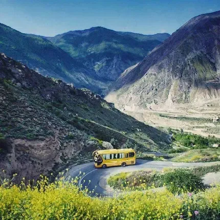  عکس جاده شمال