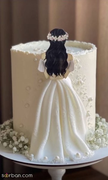  عکس کیک عقد لاکچری
