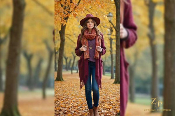  استایل پاییزی دخترانه بزرگسال