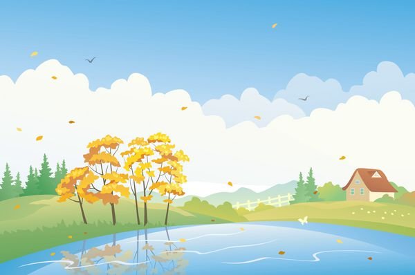  عکس طلوع خورشید در پاییز