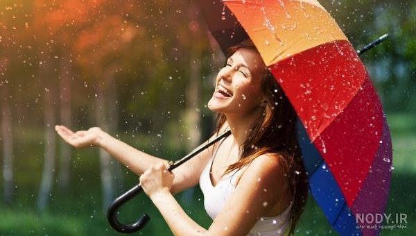  عکس پروفایل بارانی شاد