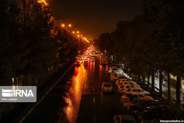 47 عکس باران در شب