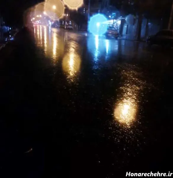 47 عکس باران در شب