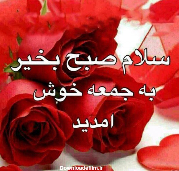 عکس صبح جمعه بخیر عشقم