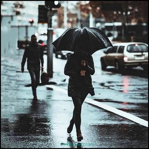  180 عکس پاییز بارانی دخترانه