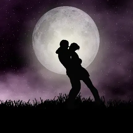  100 عکس ماه عاشقانه