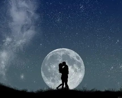 100 عکس ماه عاشقانه