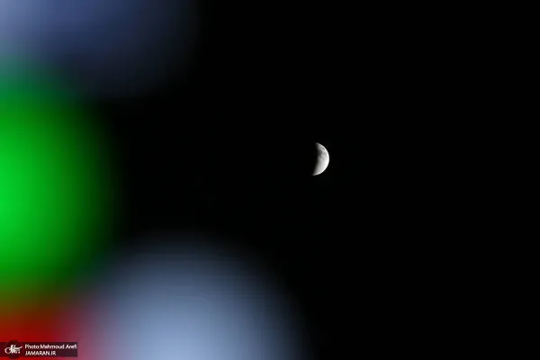  عکس ماه گرفتگی واقعی امشب
