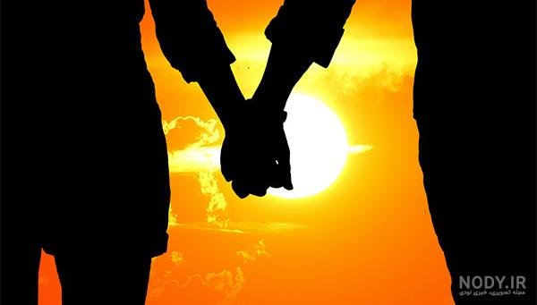  عکس غروب عاشقانه