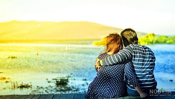  عکس غروب عاشقانه