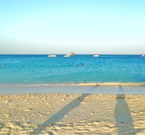  عکس ساحل نیلوفر کیش