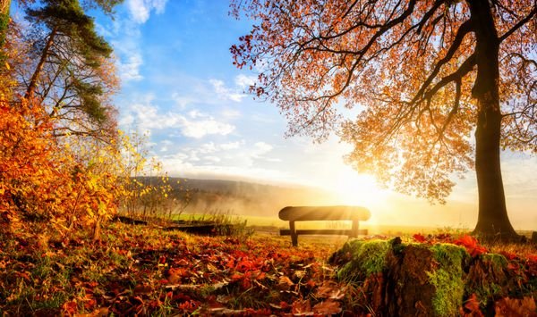  عکس طلوع پاییزی